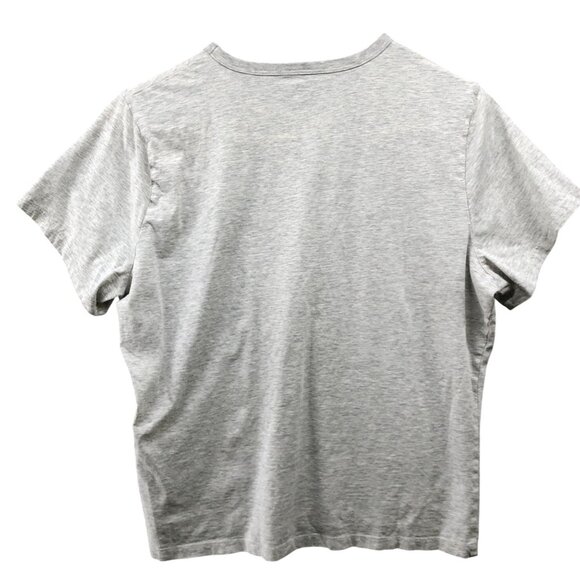 Abercrombie & Fitch Skimming Tee Womens L Short Sleeve Cropped Gray T Shirt - Picture 2 of 8